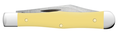 W.R. Case XX Knives Swell Center Jack 81097 Vault Release Yellow Synthetic Pocket Knife