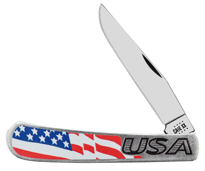 Case XX™ Knives Canvas Series USA Flag Half Trapper 10954 Stainless