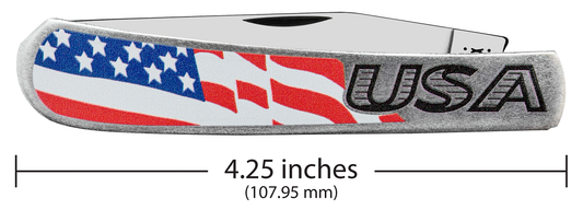 Case XX™ Knives Canvas Series USA Flag Half Trapper 10954 Stainless