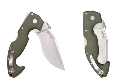 Cold Steel, Inc.™ Spartan Lockback 21STAA OD Green G10 S35VN Stainless Steel Pocket Knife