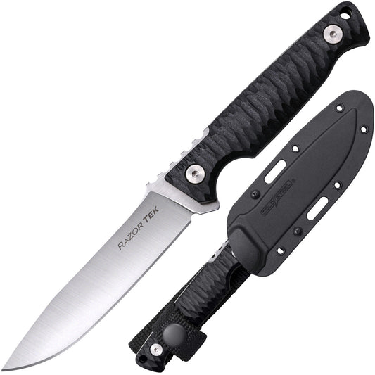 Cold Steel, Inc.™ 4" Razor Tek Fixed Blade FX-4RZR Black Gfn 4116 Stainless Steel Knife