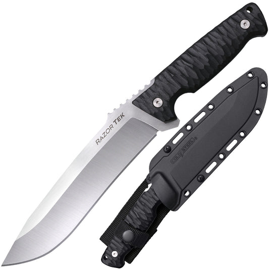 Cold Steel, Inc.™ 6.5" Razor Tek Fixed Blade FX-65RZR Black Gfn 4116 Stainless Steel Knife
