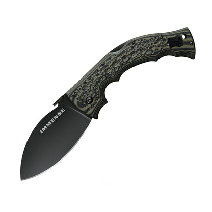 Cold Steel, Inc.™ Immense 2 Back Lock CS-28DWB Black & Green G10 CPM XHP Stainless Steel Pocket Knife