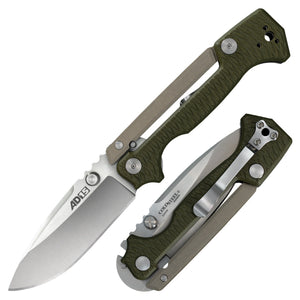 Cold Steel, Inc.™ AD-15 Lever Lock 58SQ OD Green G10 CPM S35VN Stainless Steel Pocket Knife