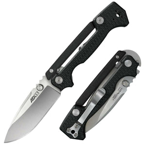 Cold Steel, Inc.™ AD-15 Lever Lock 58SQB Black G10 CPM S35VN Stainless Steel Pocket Knife