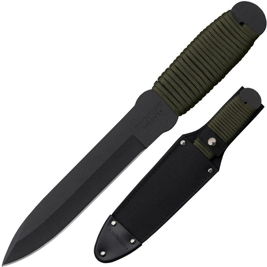 Cold Steel, Inc.™ True Flight Throwing Knife 80TFTC OD Green Paracord 1055 Carbon Steel Knife