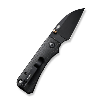 CIVIVI Knives™ Baby Banter Liner Lock C19068SC-1 Black Burlap Micarta Nitro-V Stainless Steel Pocket Knife