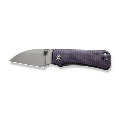 CIVIVI Knives™ Baby Banter Liner Lock C19068SC-2 Purple Canvas Micarta Nitro-V Stainless Steel Pocket Knife
