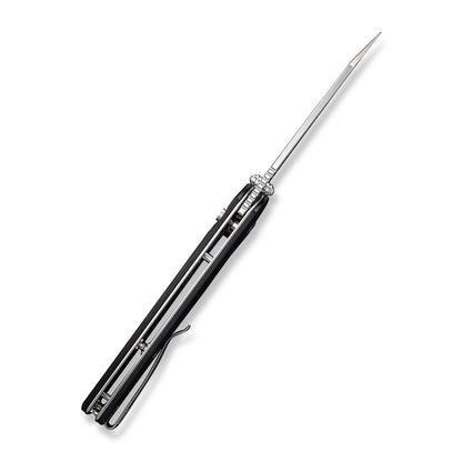 CIVIVI Knives™ Amirite Button Lock C23028-2 Black G10 Nitro-V Stainless Steel Pocket Knife
