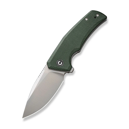 CIVIVI Knives™ Regulatron Liner Lock C23006-2 Green Micarta Nitro-V Stainless Steel Pocket Knife