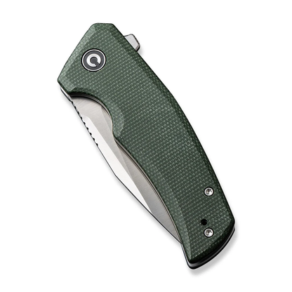 CIVIVI Knives™ Regulatron Liner Lock C23006-2 Green Micarta Nitro-V Stainless Steel Pocket Knife