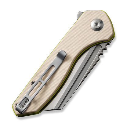 CIVIVI Knives™ ExOne Liner Lock C23036-2 Ivory G10 Nitro-V Stainless Steel Pocket Knife