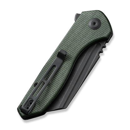 CIVIVI Knives™ ExOne Liner Lock C23036-3 Green Micarta Nitro-V Stainless Steel Pocket Knife