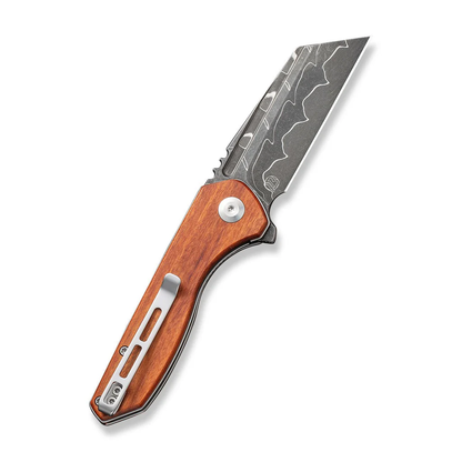 CIVIVI Knives™ ExOne Liner Lock C23036-DS1 Guibourtia Wood Damascus Steel Pocket Knife
