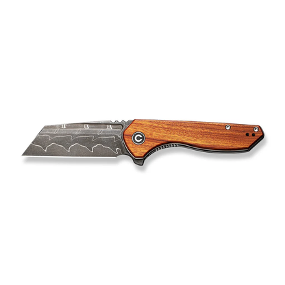 CIVIVI Knives™ ExOne Liner Lock C23036-DS1 Guibourtia Wood Damascus Steel Pocket Knife