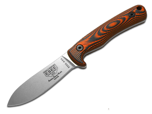 ESEE Knives™ AGK Fixed Blade AGK35V-OR Orange & Black G-10 CPM S35VN Stainless Steel Knife