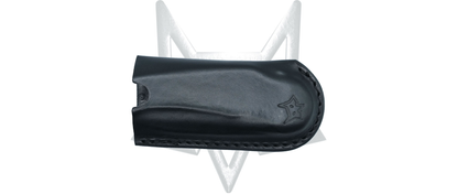 Fox Knives™ Jupiter Button Lock FX-555 TIBL Black & Blue Titanium M390 Stainless Steel Pocket Knife