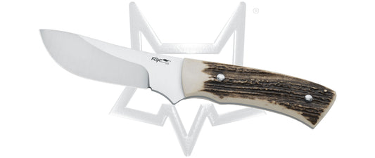 Fox Knives™ Vintage Fixed Blade 2607 CE Deer Stag 440C Stainless Steel Knife