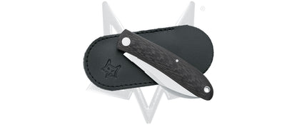 Fox Knives™ Livri Slip-joint FX-273 CF Black Carbon Fiber M390 Stainless Steel Pocket Knife