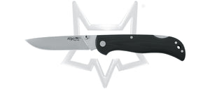 Fox Knives™ 500 Lockback 500 B Black G10 440C Stainless Steel Pocket Knife