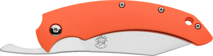 Fox Knives™ Dragotac Piemontes FX-518 O Orange FRN N690Co Stainless Steel Pocket Knife