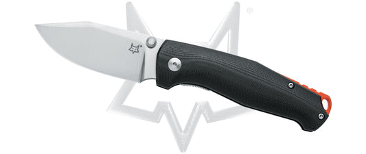 Fox Knives™ Tur Liner Lock FX-523 B Black G10 N690Co Stainless Steel Pocket Knife