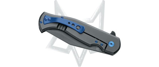 Fox Knives™ Eastwood Tiger Frame Lock FX-524 TI Black Titanium CPM S90V Stainless Steel Pocket Knife