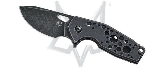 Fox Knives™ Suru Frame Lock FX-526 ALB Black 7075 Aircraft Aluminum N690Co Stainless Steel Pocket Knife