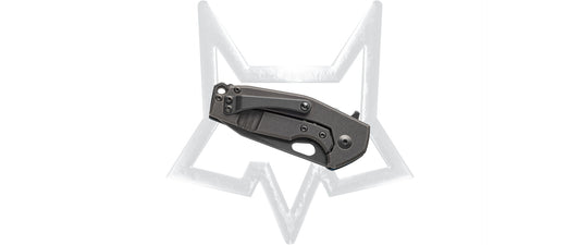 Fox Knives™ Suru Frame Lock FX-526LE CF Arctic Storm Carbon Fiber and Titanium CPM 20CV Stainless Steel Pocket Knife
