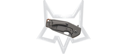 Fox Knives™ Suru Frame Lock FX-526 LE COP Copper and Titanium CPM 20CV Stainless Steel Pocket Knife