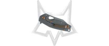 Fox Knives™ Yaru Frame Lock FX-527 TIPVD Black Titanium CPM S90V Stainless Steel Pocket Knife