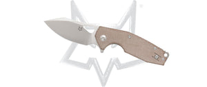 Fox Knives™ Yaru Liner Lock FX-527 LI MNA Natural Micarta M398 Stainless Steel Pocket Knife