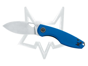 Fox Knives™ Chilin Liner Lock FX-530 ALBL Blue Anodized Aluminum N690Co Stainless Steel Pocket Knife