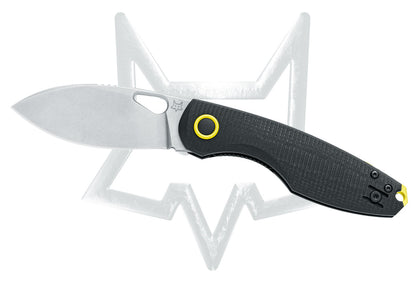 Fox Knives™ Chilin Liner Lock FX-530 G10B Black G10 N690Co Stainless Steel Pocket Knife
