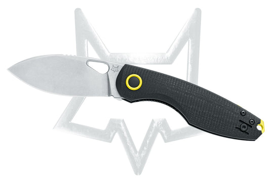 Fox Knives™ Chilin Liner Lock FX-530 G10B Black G10 N690Co Stainless Steel Pocket Knife