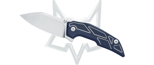 Fox Knives™ Phoenix Frame Lock FX-531 TI BL Blue Titanium M390 Stainless Steel Pocket Knife