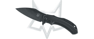 Fox Knives™ Shadow Frame Lock FX-533 TI Black Titanium Elmax Stainless Steel Pocket Knife