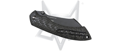 Fox Knives™ Pelican Liner Lock FX-534 CF Carbon Fiber N690Co Stainless Steel Pocket Knife