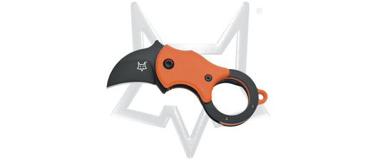 Fox Knives™ Mini-ka Liner Lock FX-535 OB Orange FRN 1.4116 Stainless Steel Pocket Knife