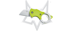 Fox Knives™ Mini-Ta Liner Lock FX-536 G Neon Green FRN 1.4116 Stainless Steel Pocket Knife