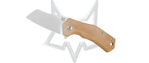 Fox Knives™ Italico Liner Lock FX-540 NA Natural Micarta M390 Stainless Steel Pocket Knife