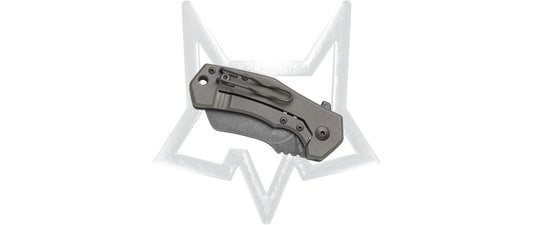 Fox Knives™ Italico Liner Lock FX-540 TIB Black Titanium M390 Stainless Steel Pocket Knife