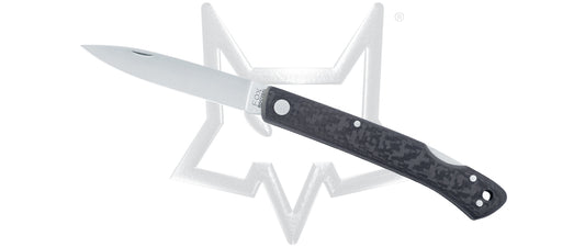 Fox Knives™ Lockback 573 CF Carbon Fiber 440C Stainless Steel Pocket Knife