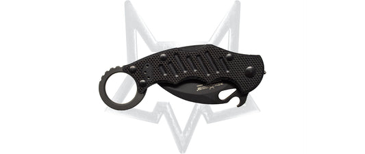 Fox Knives™ Karambit Lockback FX-599 XTS Black G10 N690 Stainless Steel Pocket Knife