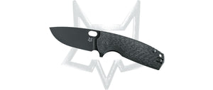 Fox Knives™ Core Liner Lock FX-604 CF Black Carbon Fiber Elmax Stainless Steel Pocket Knife