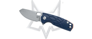 Fox Knives™ Baby Core Liner Lock FX-608 BL Blue FRN N690Co Stainless Steel Pocket Knife