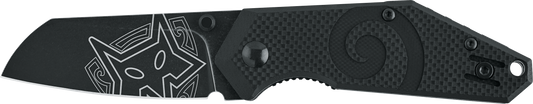 Fox Knives™ Wihongi Liner Lock FX-650 Black G10 N690Co Stainless Steel Pocket Knife