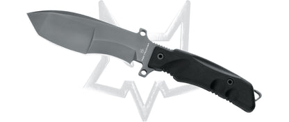 Fox Knives™ Tracker Camp & Sniper Fixed Blade FX-9CM01 B Black Forprene N690Co Stainless Steel Knife