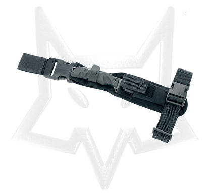 Fox Knives™ Tracker Camp & Sniper Fixed Blade FX-9CM01 B Black Forprene N690Co Stainless Steel Knife