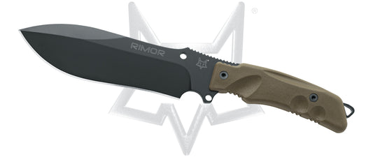 Fox Knives™ Rimor Fixed Blade FX-9CM07 OD OD Green FRN N690Co Stainless Steel Knife